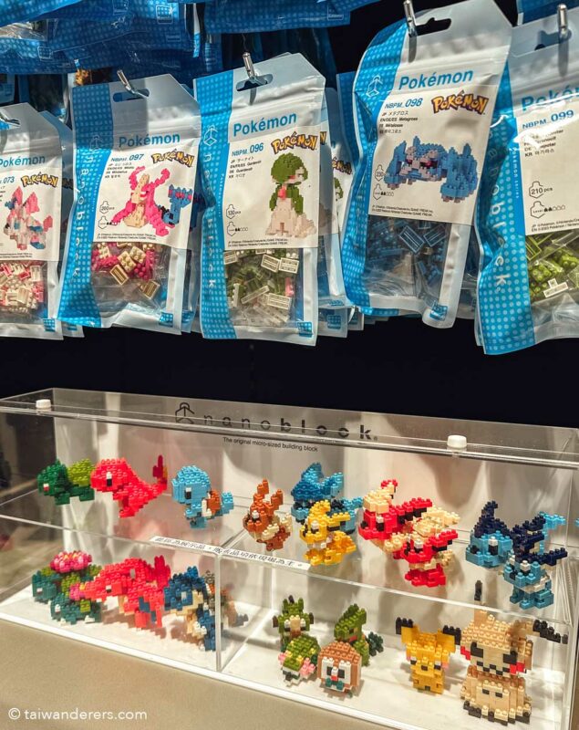 nanoblocks from Pokémon Center Taipei Taiwan