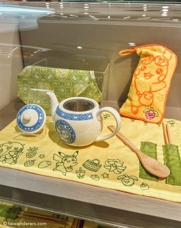 tea set from Pokémon Center Taipei Taiwan