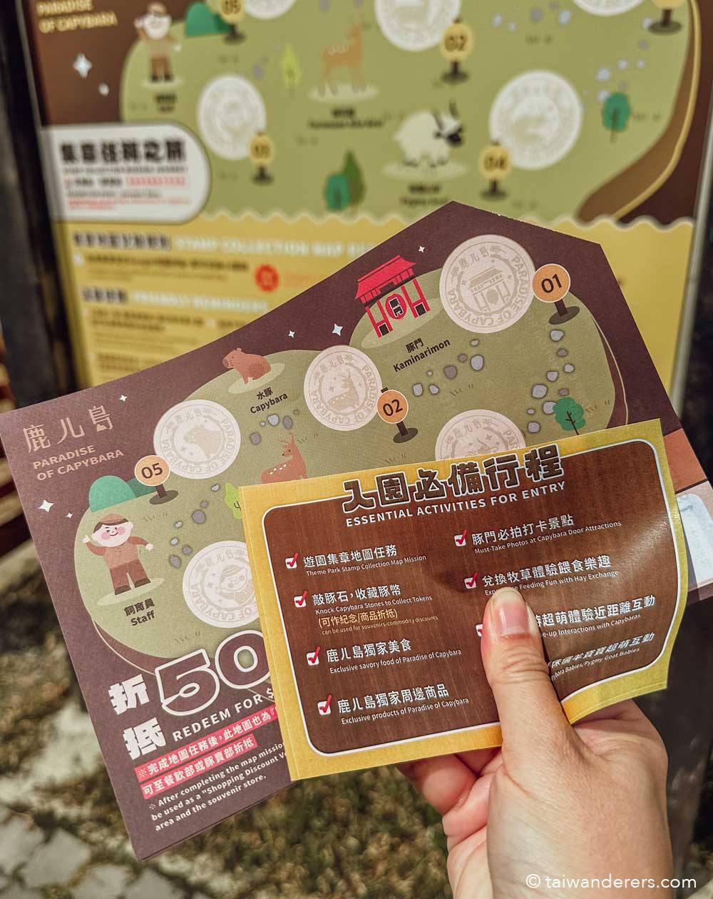 Taiwan’s Capybara Paradise in Hengchun, Pingtung 墾丁鹿ㄦ島水豚生態園區 - Taiwanderers