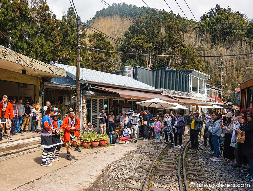 formosensis train along the alishan forest railway - Shizilu Station
