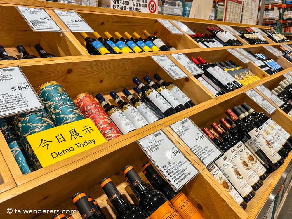 Costco Taiwan alcohol
