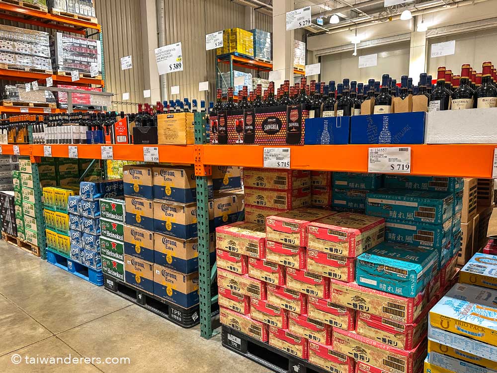Costco Taiwan alcohol