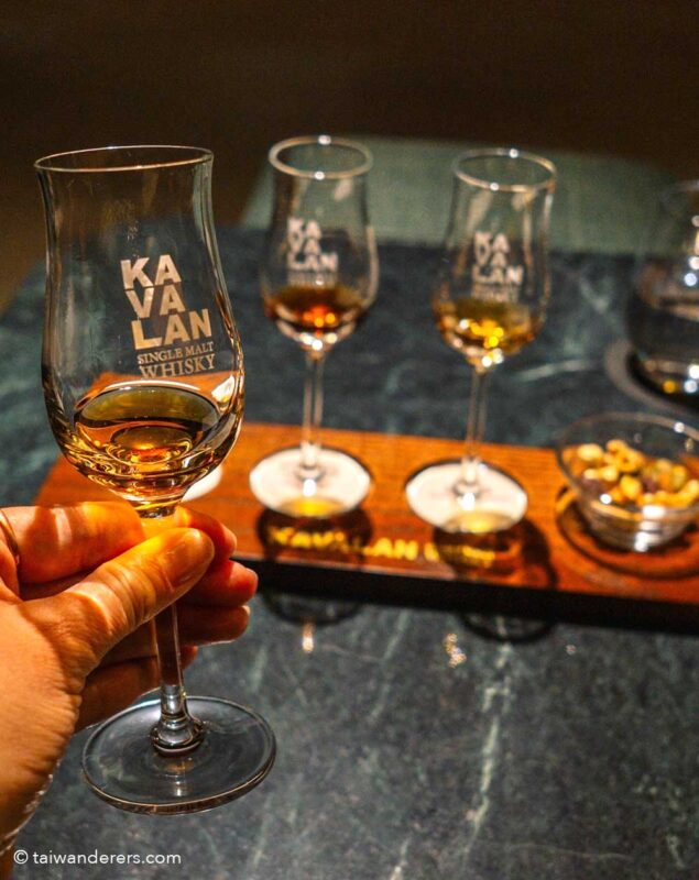 glass of kavalan whisky