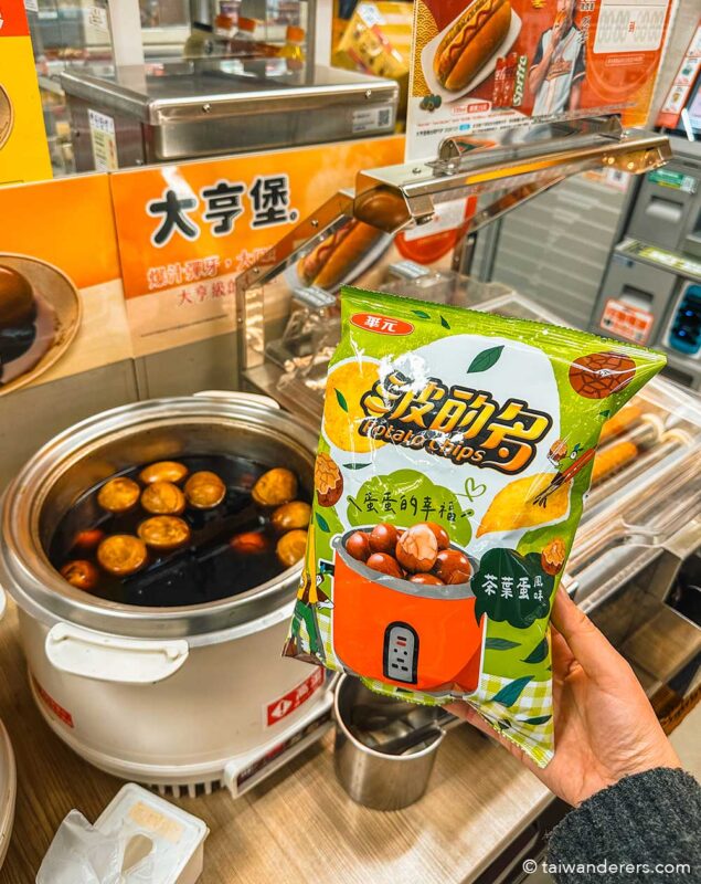potato chips Tea Eggs Taiwan