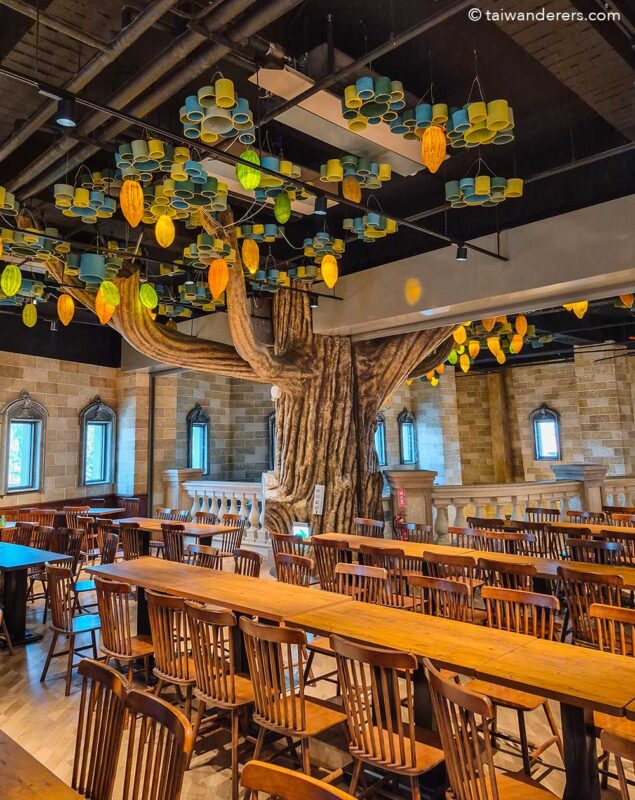 Dining area on second floor at Otherworld Fantasy Castle Chiayi 歐樂沃築夢城堡 - Taiwan’s Disney Castle