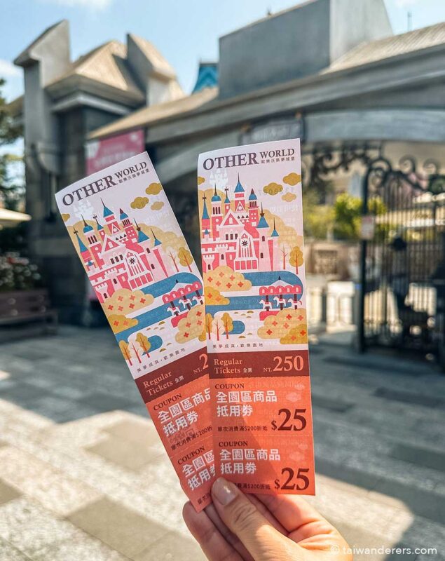 admission ticket at Otherworld Fantasy Castle Chiayi 歐樂沃築夢城堡 - Taiwan’s Disney Castle