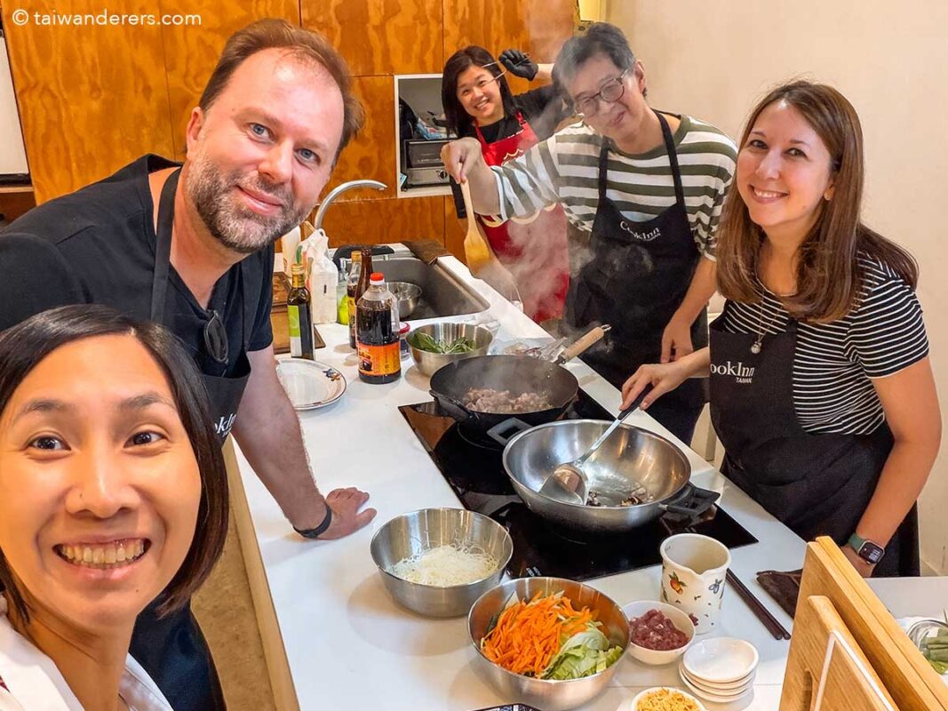 Taipei Market Cooking Class’ at Xinfu Market in the Wanhua District with Cookinn