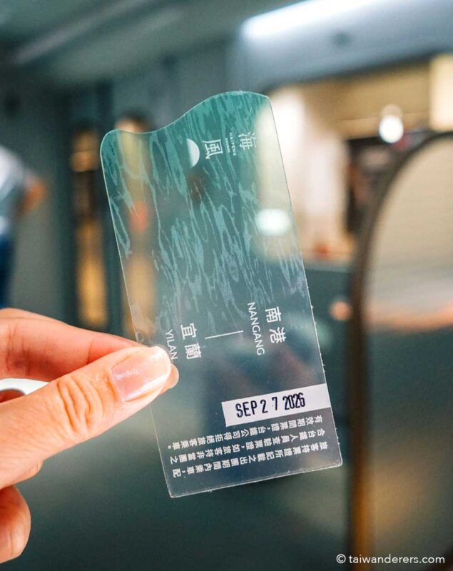 ticket for Haifeng Train - Taiwan's Dessert-themed Luxury Train (Sea Breeze)