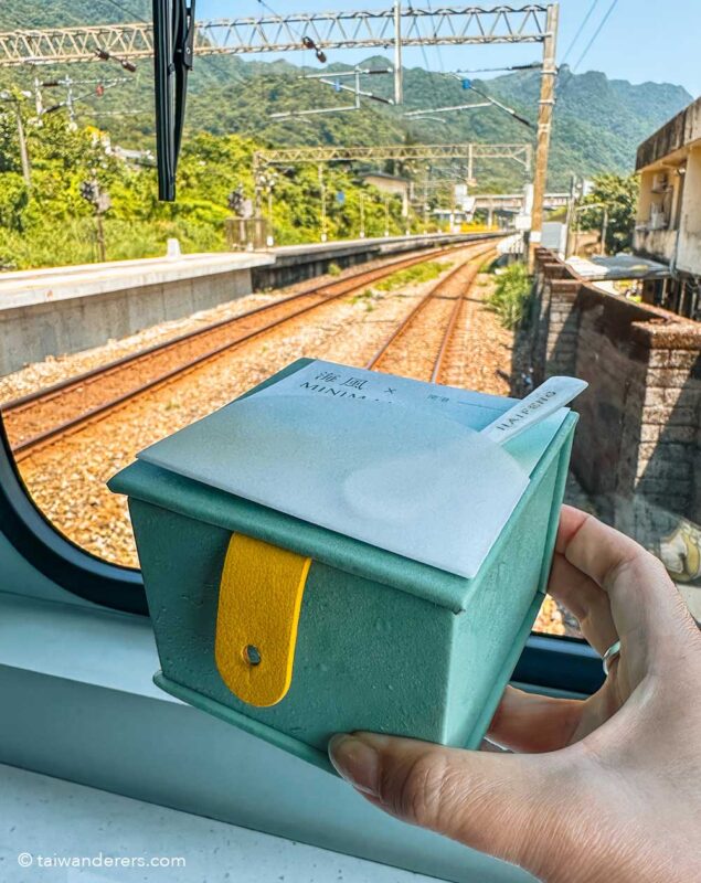 MINIMAL ice cream sorbet on Haifeng Train - Taiwan's Dessert-themed Luxury Train (Sea Breeze)
