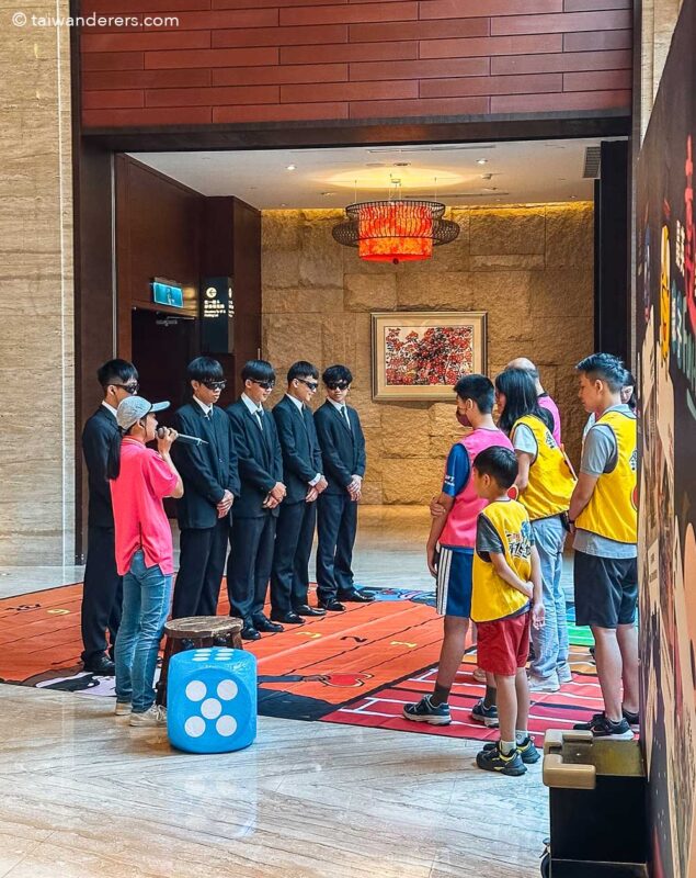 Silks Place Yilan hotel. Preparing for 'Run for Fun' on Sunday mornings