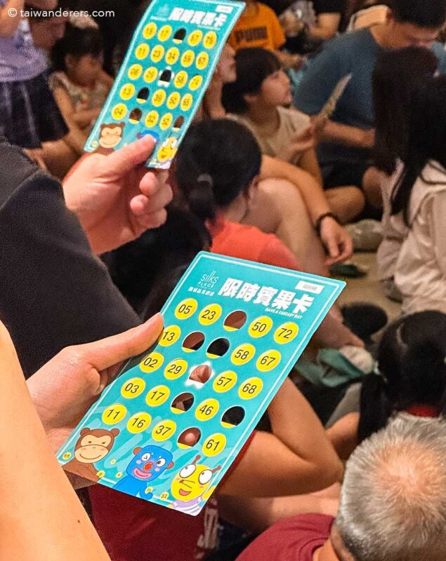 Silks Place Yilan hotel. Saturday night speed bingo at 9.30pm