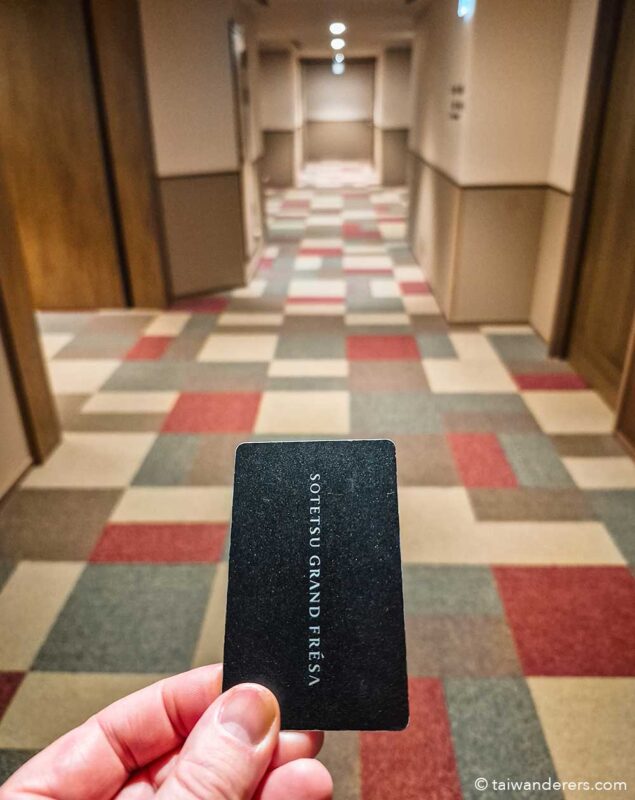 key card at SOTETSU GRAND FRESA Taipei Ximen hotel